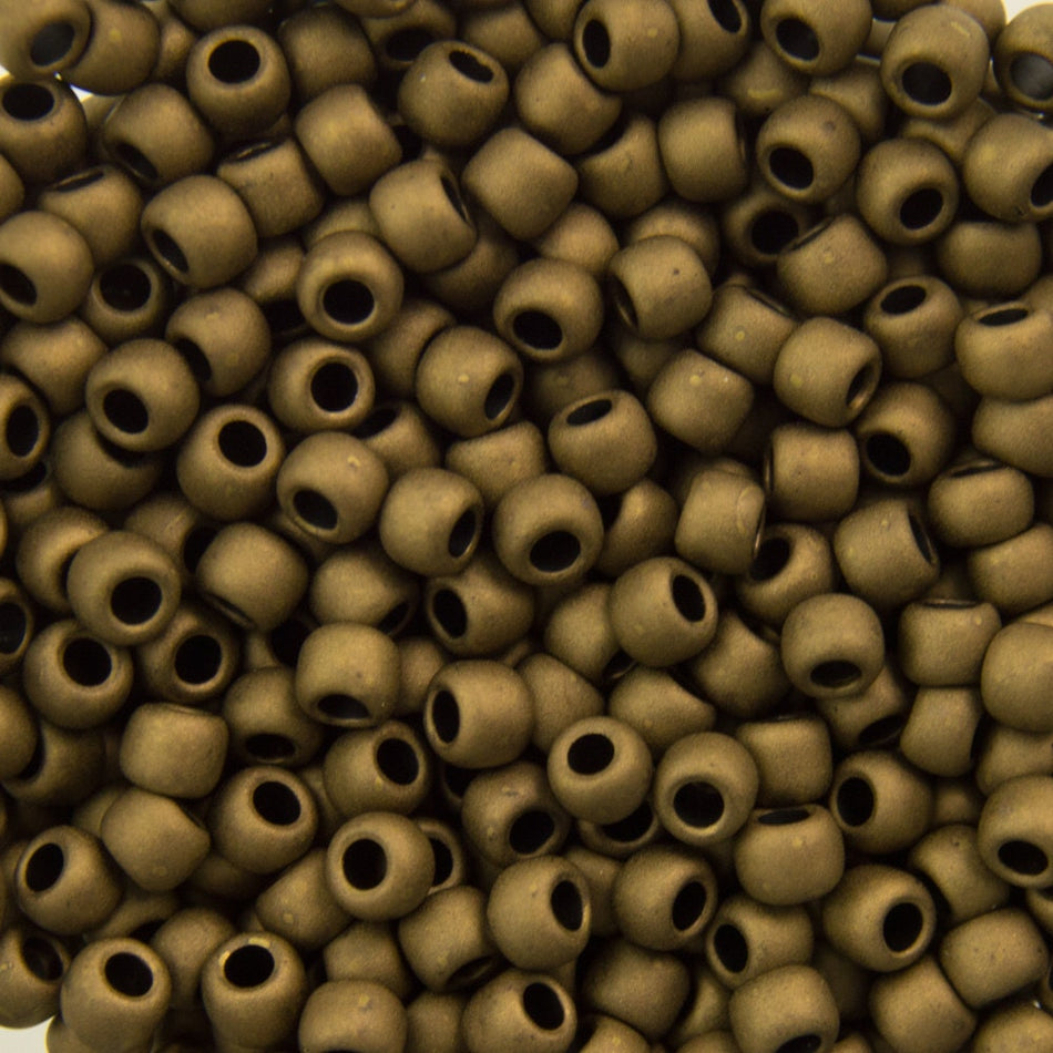 11/0 TOHO ROUND Matte Color Dark Copper Seed Bead (8g)