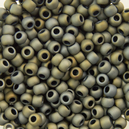 11/0 TOHO ROUND Matte Color Iris Gray Seed Bead (8g)