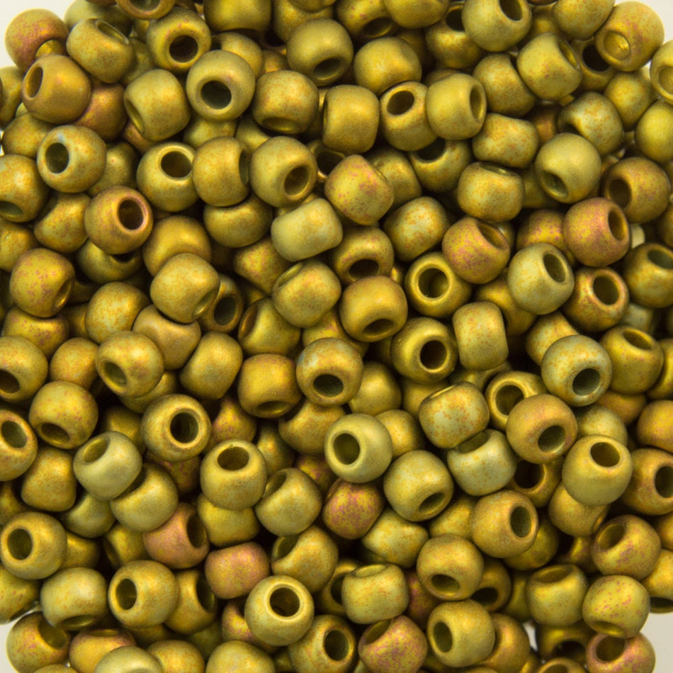 11/0 TOHO ROUND Higher Metallic Frosted Carnival Seed Bead (8g)
