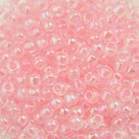 11/0 TOHO ROUND Dyed Rainbow Ballerina Pink Seed Bead (8g)