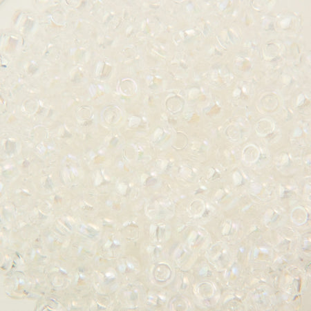 11/0 TOHO ROUND Transparent Rainbow Crystal Seed Bead (8g)