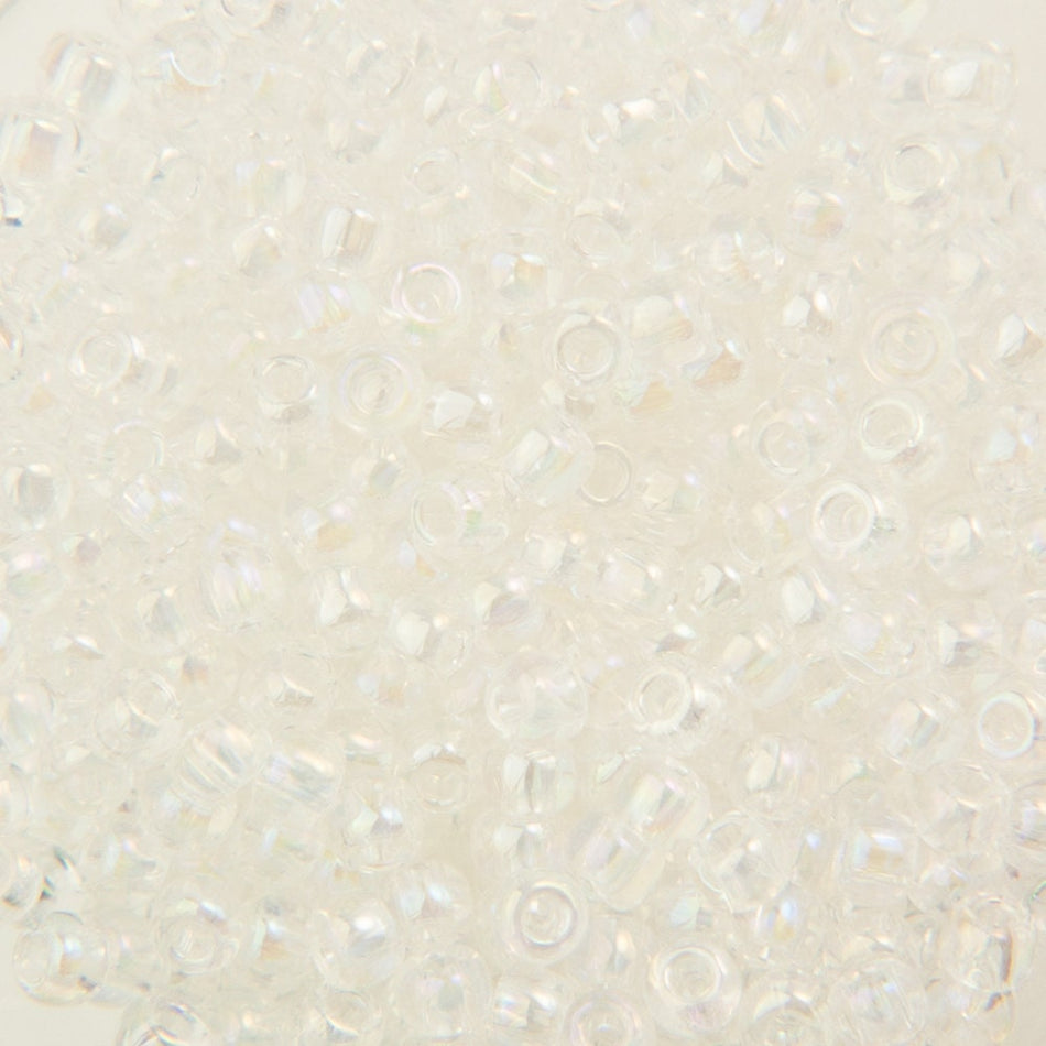 11/0 TOHO ROUND Transparent Rainbow Crystal Seed Bead (8g)