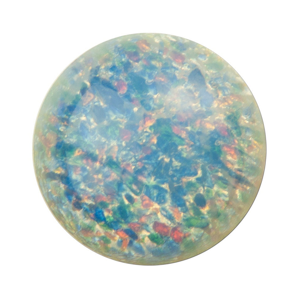 Light Blue Opal Round Cabochon 18mm (1) cab3008C