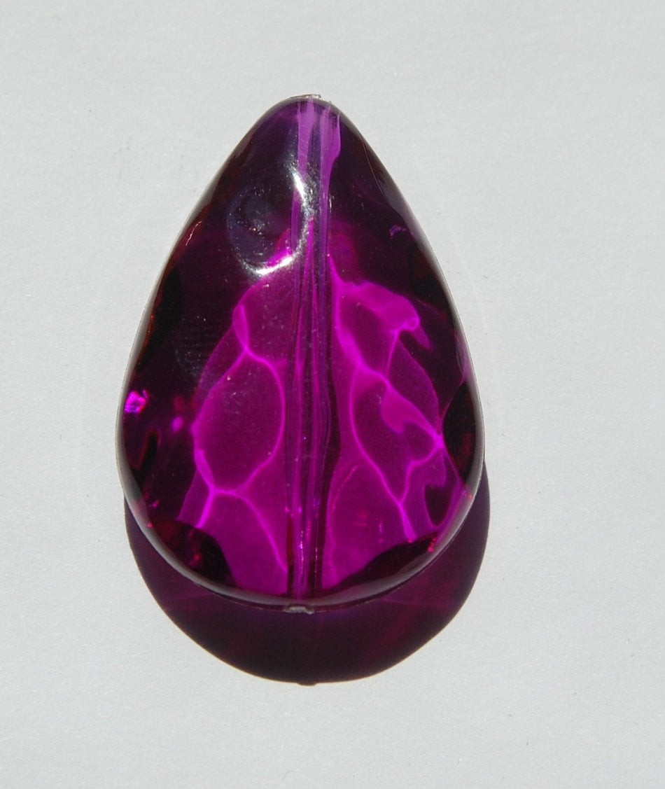 Vintage Water Colors Purple Pendant Focal Bead Germany pnd061