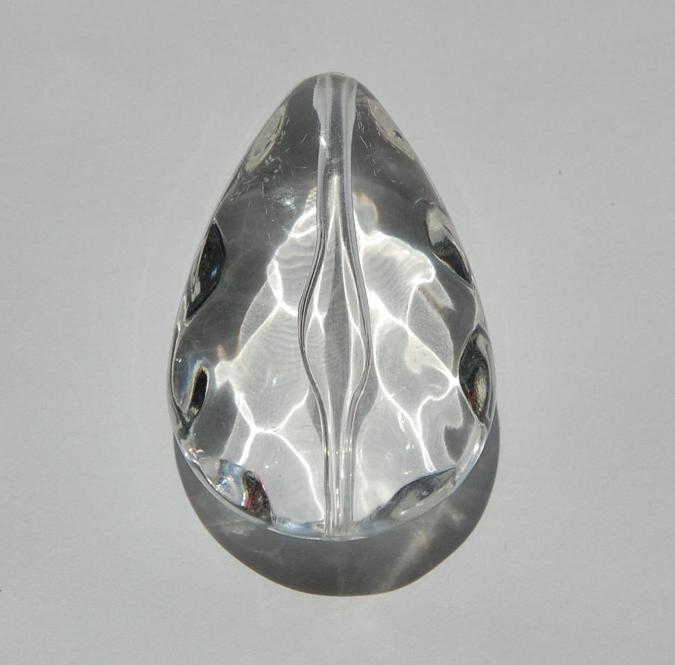 Vintage Water Colors Clear Pendant Focal Bead Germany pnd061B