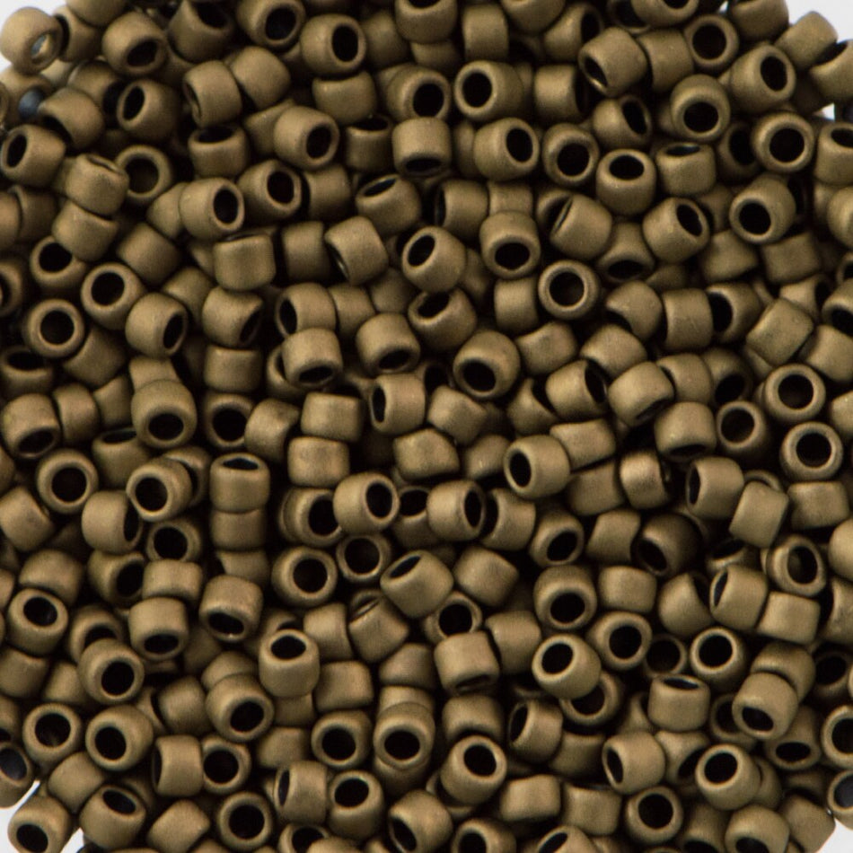 15/0 TOHO ROUND Matte Color Dark Copper Seed Bead (8g)
