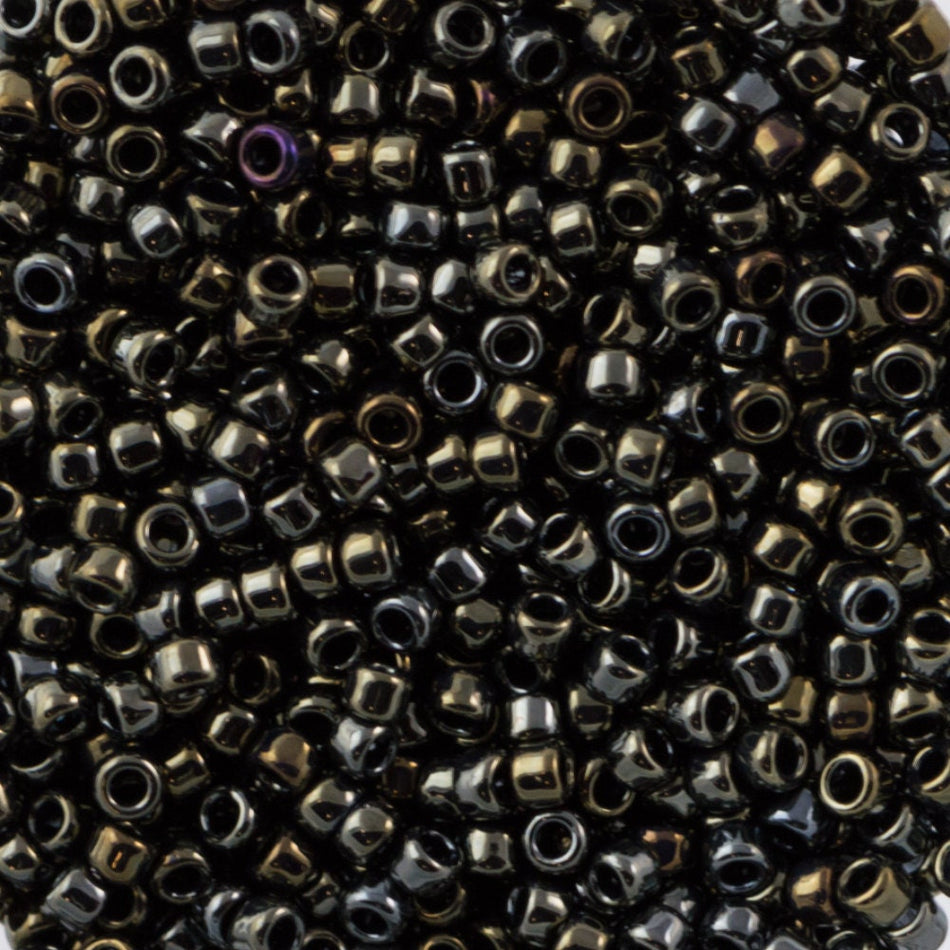 15/0 TOHO ROUND Metallic Iris Brown Seed Bead (8g)