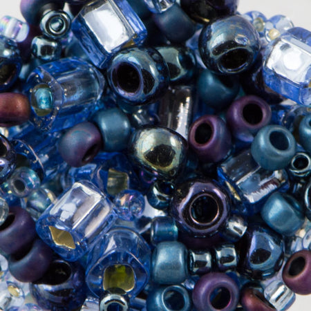 ASSORTED TOHO Seed Bead Yumi Mix - Periwinkle (8g)