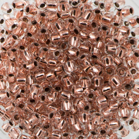 11/0 TOHO ROUND Copper Lined Crystal Seed Bead (8g)