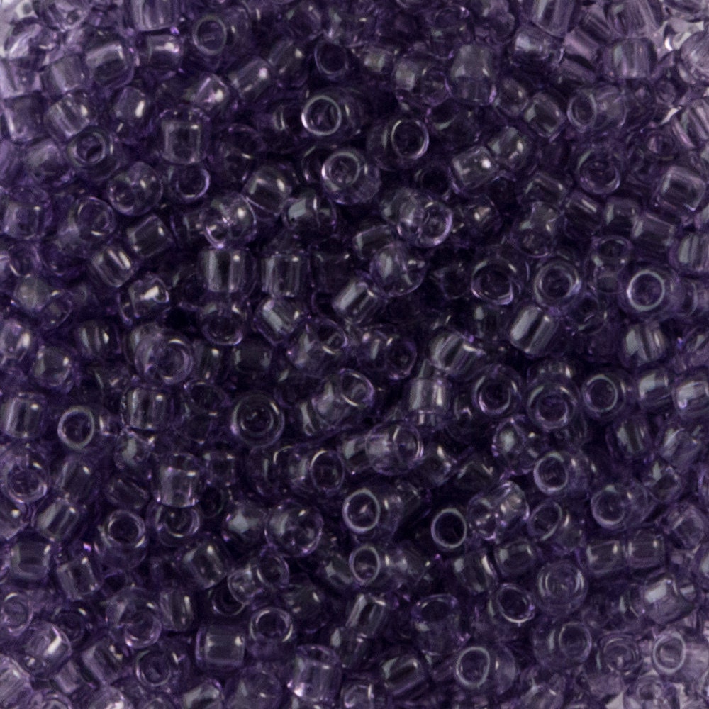 15/0 TOHO ROUND Transparent Sugar Plum Seed Bead (8g)