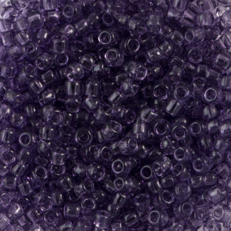 15/0 TOHO ROUND Transparent Sugar Plum Seed Bead (8g)