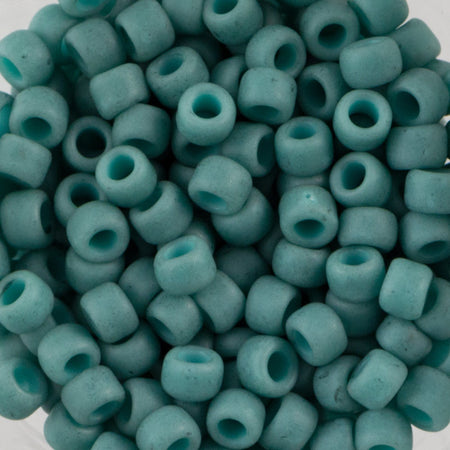 8/0 TOHO ROUND Semi Glazed Turquoise Seed Bead (8g)