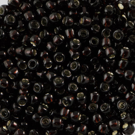 11/0 TOHO ROUND Silver Lined Root Beer Seed Bead (8g)