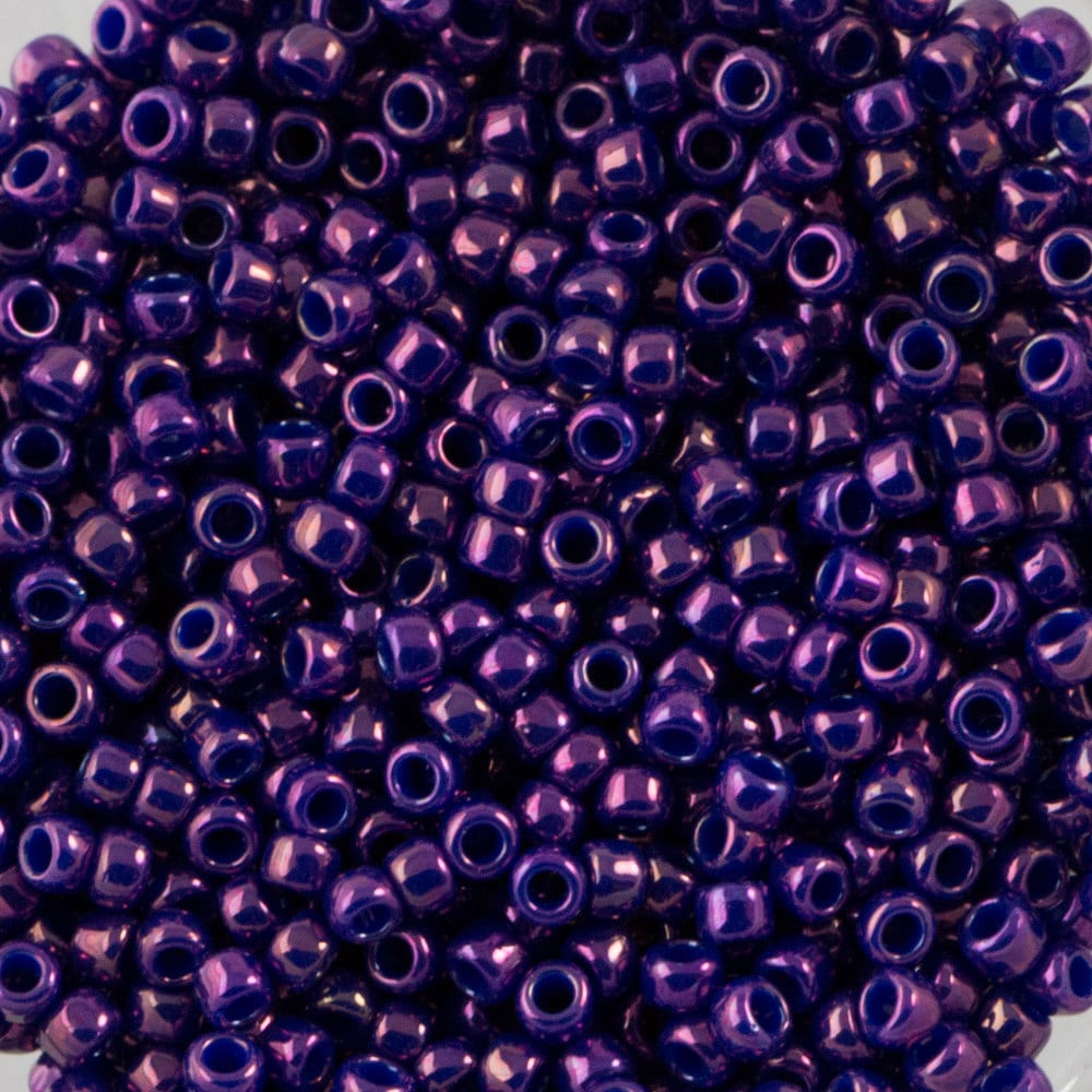 15/0 TOHO ROUND Higher Metallic Grape Seed Bead (8g)