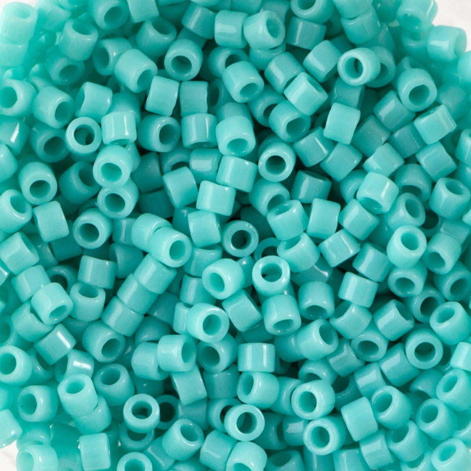 11/0 MIYUKI DELICA Opaque Sea Opal Seed Bead (8g)
