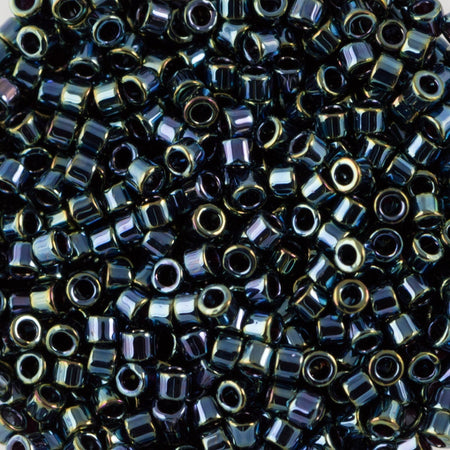 11/0 MIYUKI DELICA Gunmetal Iris Seed Bead (8g)