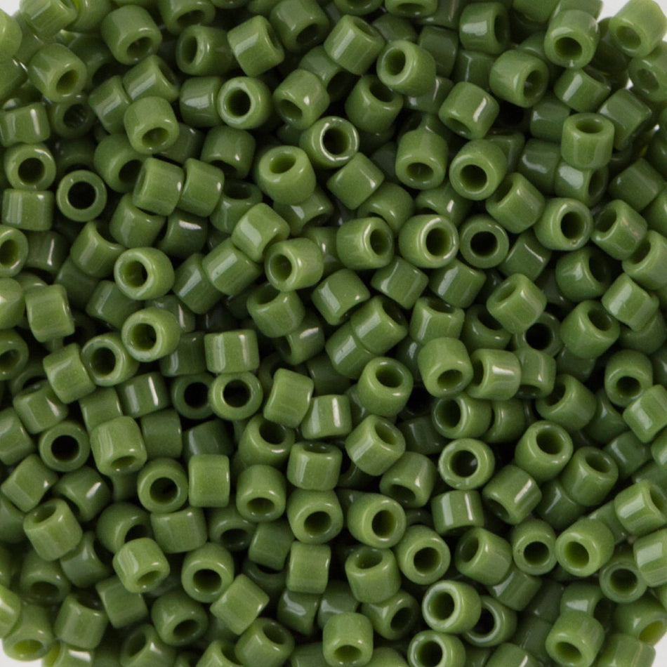 11/0 MIYUKI DELICA Opaque Avocado Seed Bead (8g)