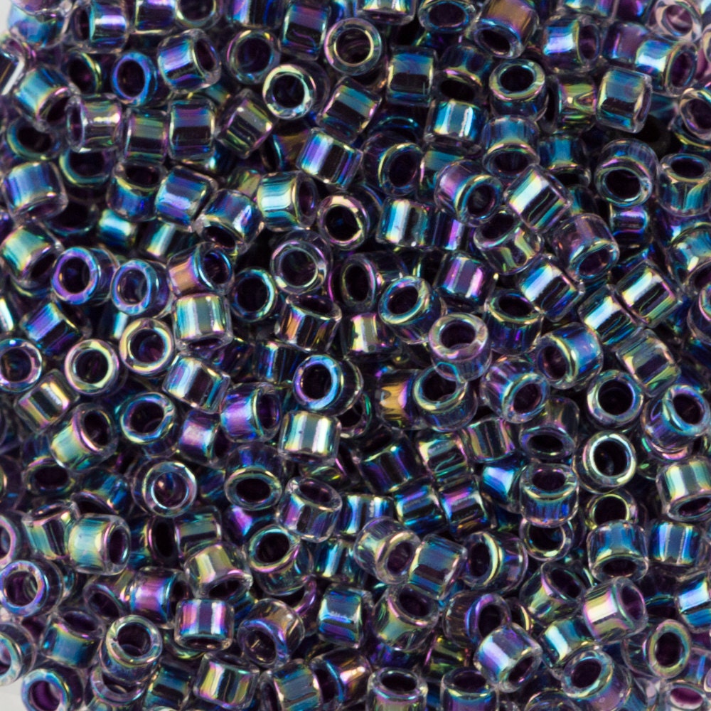 11/0 MIYUKI DELICA Lined Light Violet AB Seed Bead (8g)
