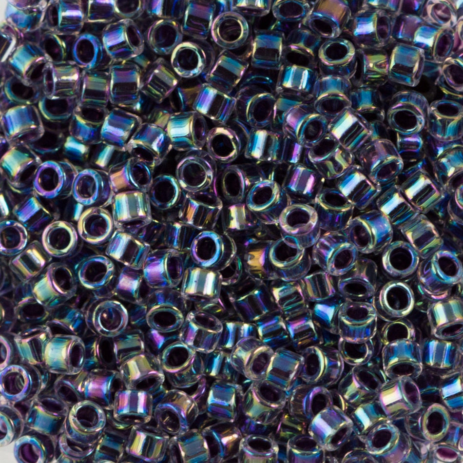 11/0 MIYUKI DELICA Lined Light Violet AB Seed Bead (8g)