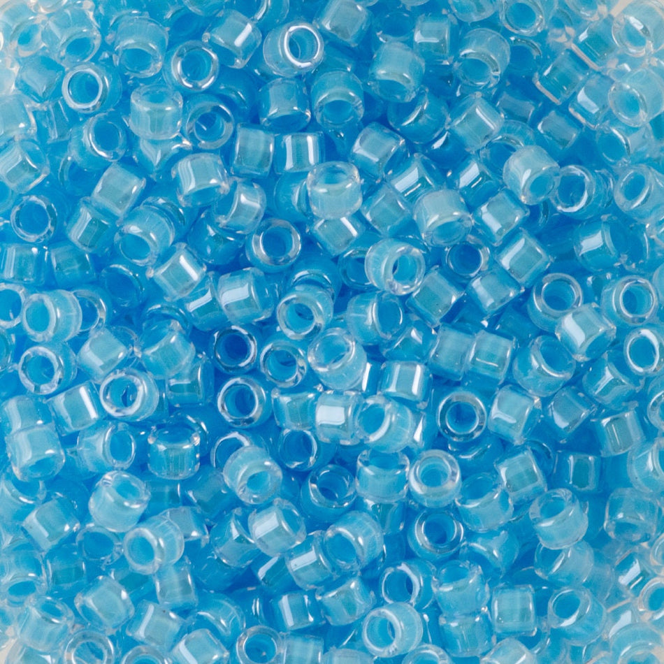 Luminous Ocean Blue Miyuki Delica Seed Bead 11/0 7.2G Tube DB2039-TB