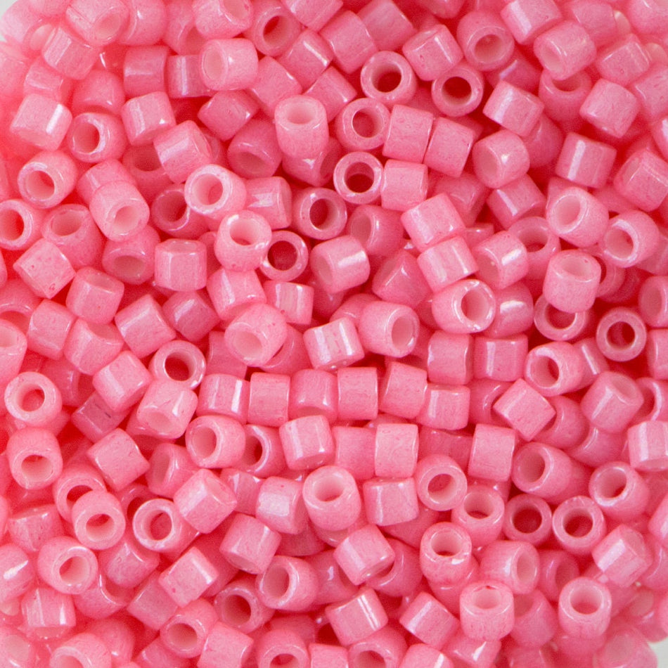 11/0 MIYUKI DELICA Dyed Opaque Rose Seed Bead (8g)