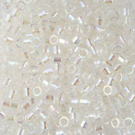 11/0 MIYUKI DELICA Crystal AB Seed Bead (8g)