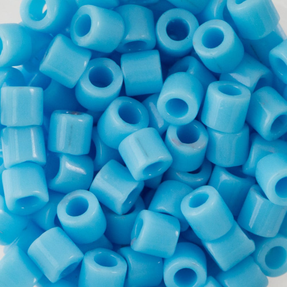 8/0 MIYUKI DELICA Opaque Turquoise Blue Seed Bead (8g)
