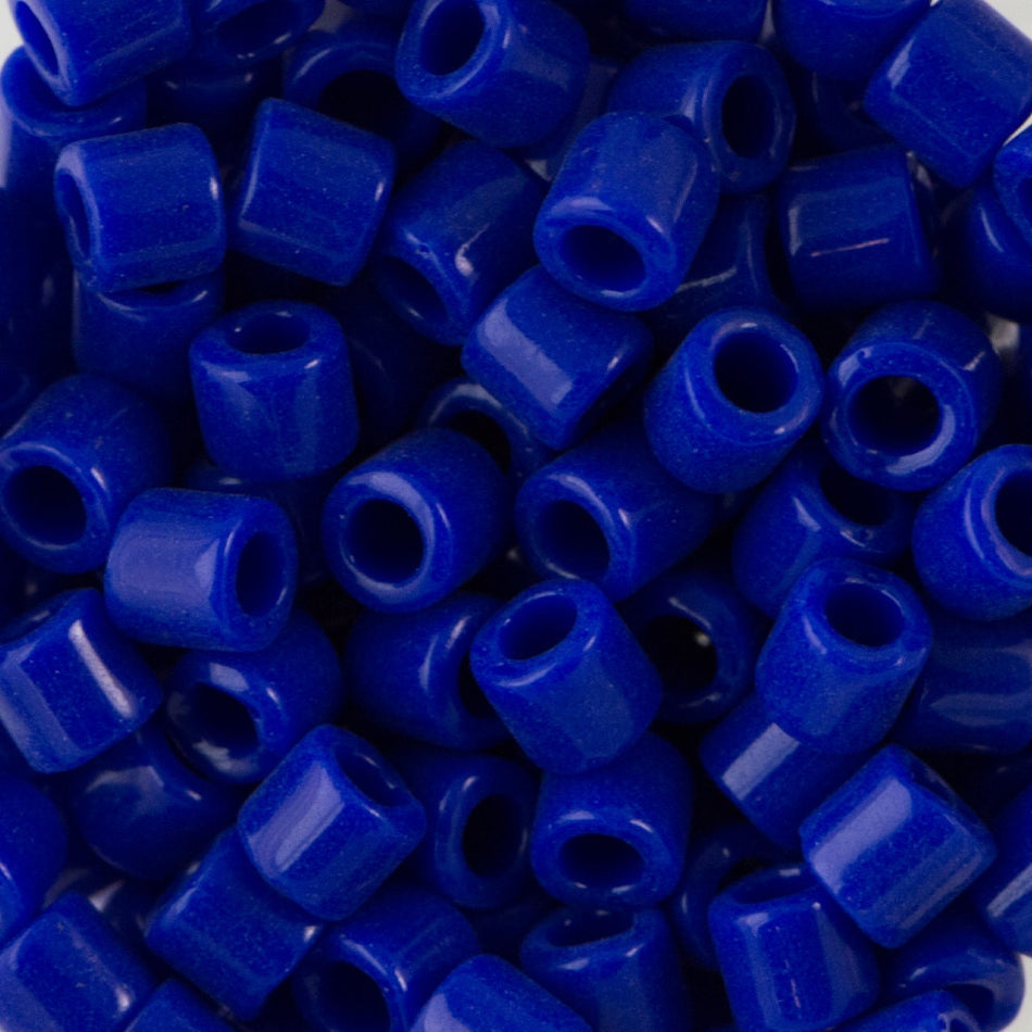 8/0 MIYUKI DELICA Opaque Cobalt Seed Bead (8g)
