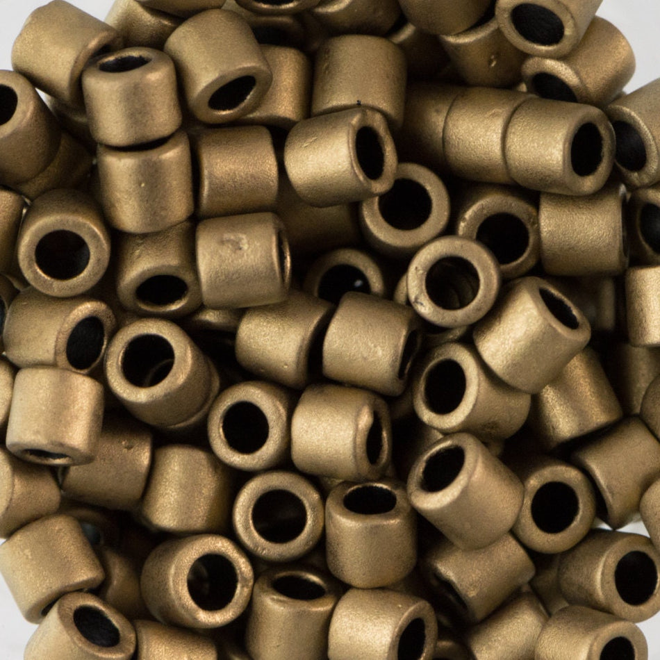 8/0 MIYUKI DELICA Matte Metallic Gold Seed Bead (8g)