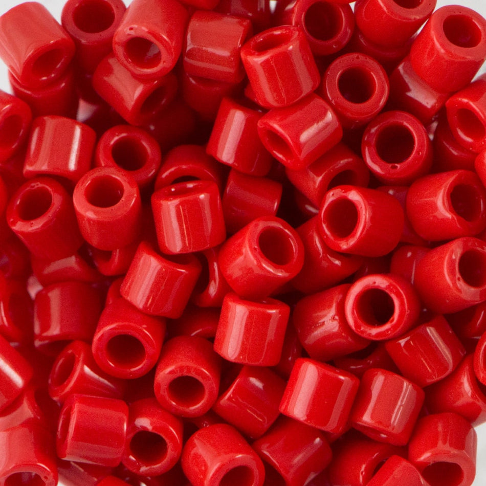 8/0 MIYUKI DELICA Opaque Dark Cranberry Seed Bead (8g)