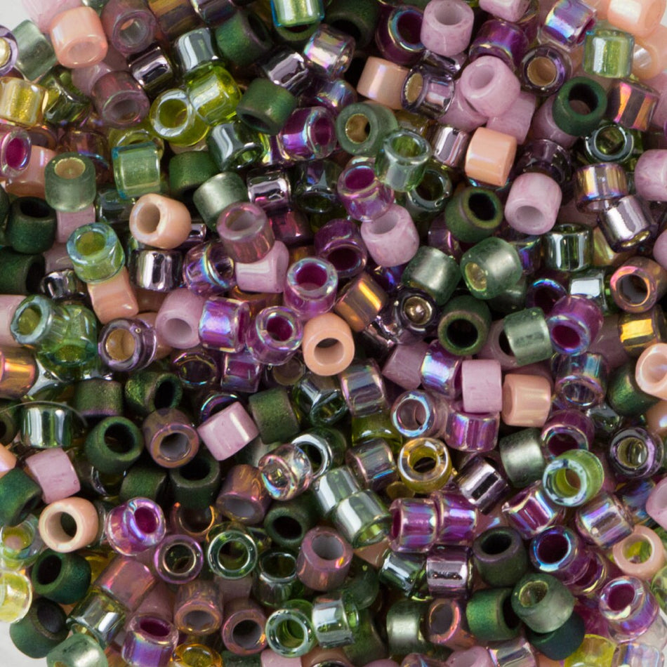 11/0 MIYUKI DELICA Lavender Garden Mix Seed Bead (8g)