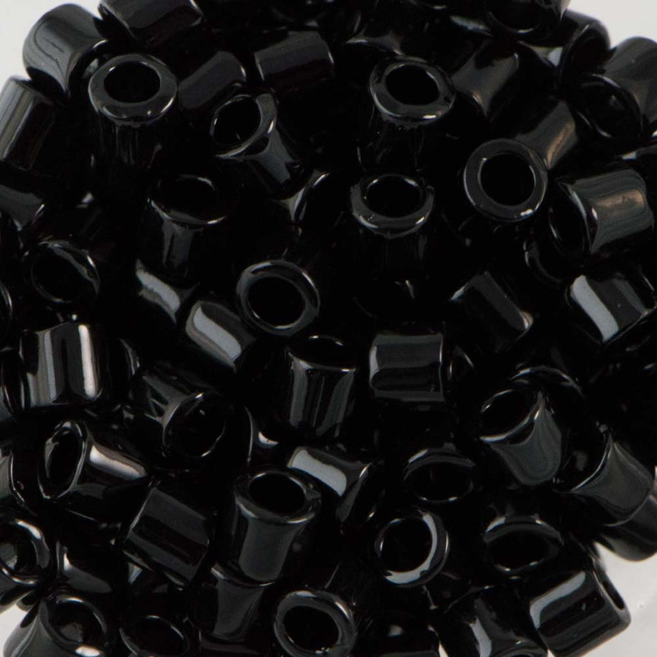8/0 MIYUKI DELICA Black Seed Bead (8g)