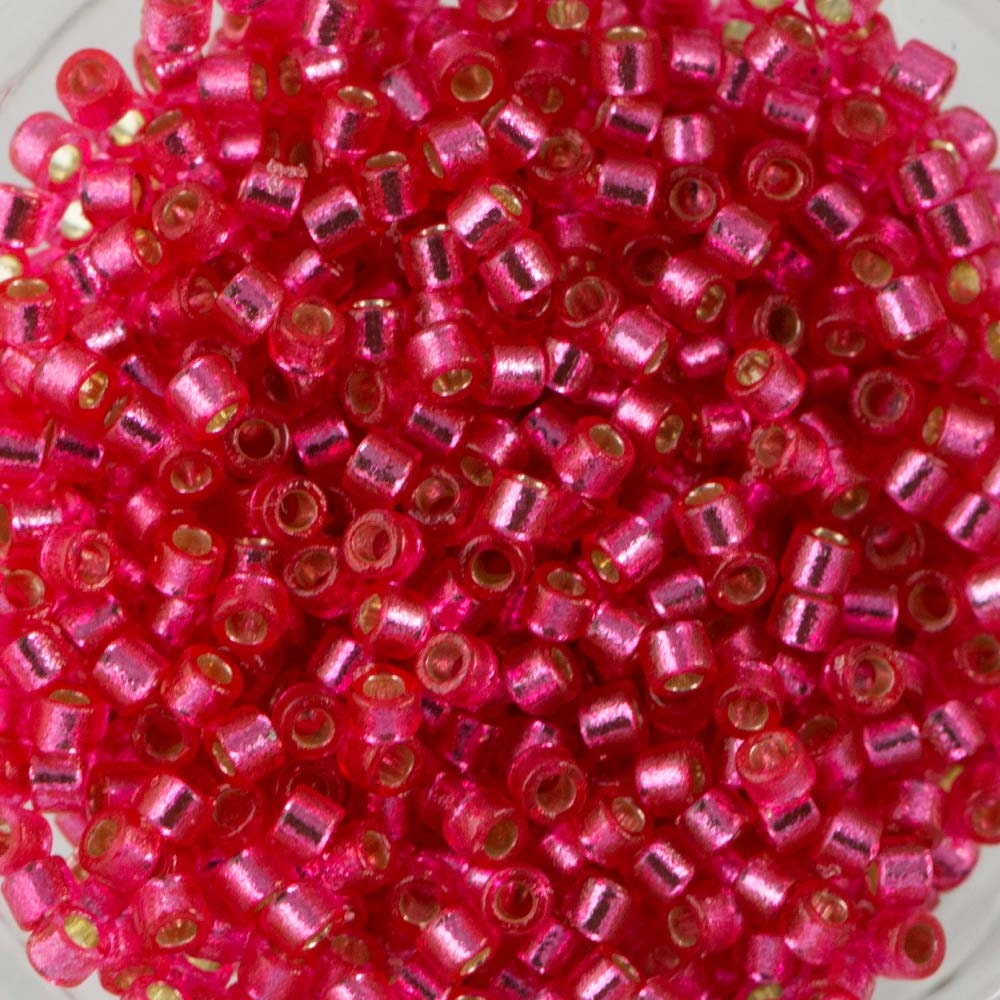 11/0 MIYUKI DELICA Silver Lined Duracoat Hibiscus Seed Bead (8g)