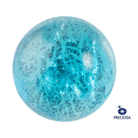 Czech Preciosa Aqua Blue Opal Glass Cabochon 7mm (4) cab3003V