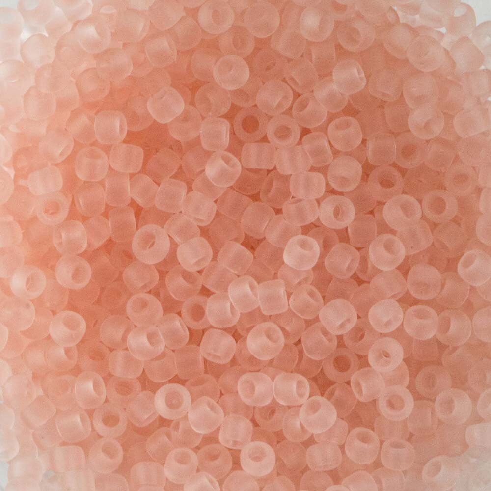 15/0 TOHO ROUND Transparent Frosted Rosaline Seed Bead (8g)