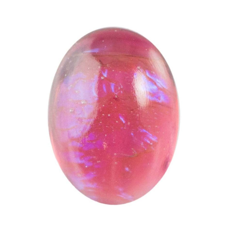 Mexican Opal Glass Cabochon 14mm x 10mm (2) cab5004A